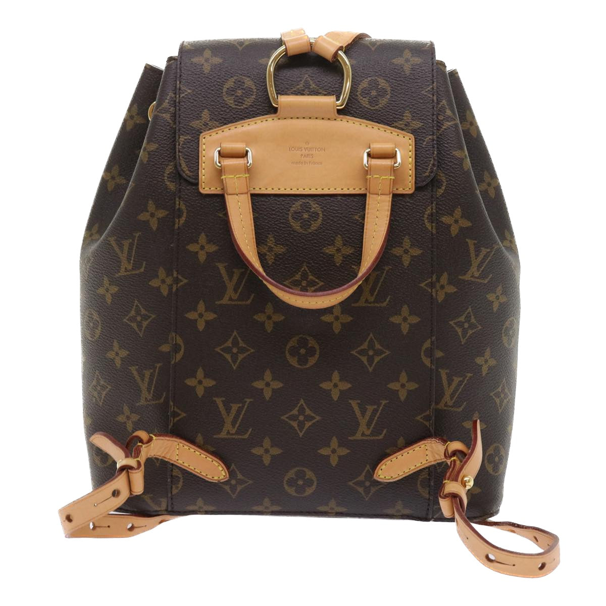 Louis Vuitton Montsouris Brown Canvas Backpack Bag