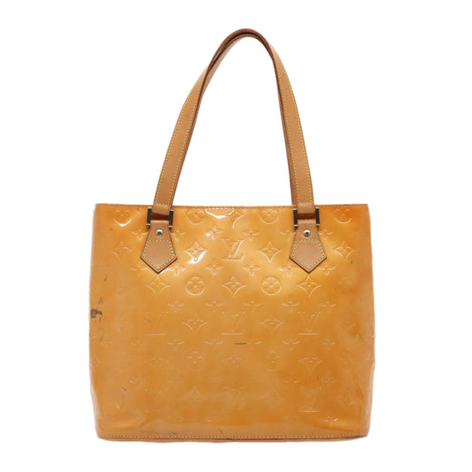 Louis Vuitton Houston Brown Patent Leather Handbag