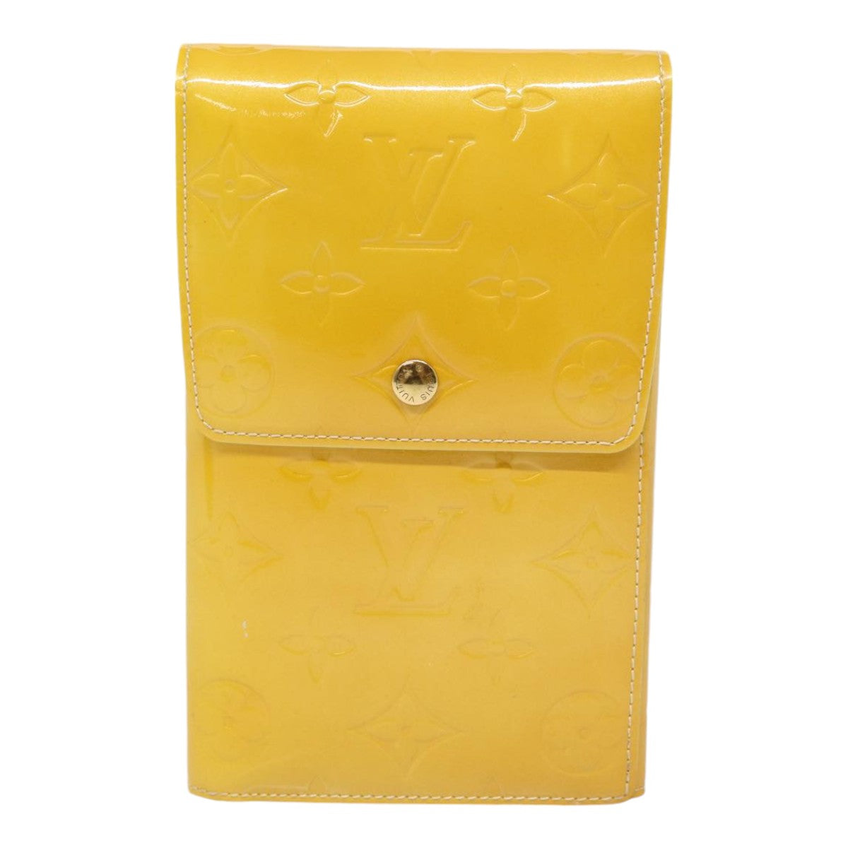 Louis Vuitton Walker Yellow Patent Leather Wallet