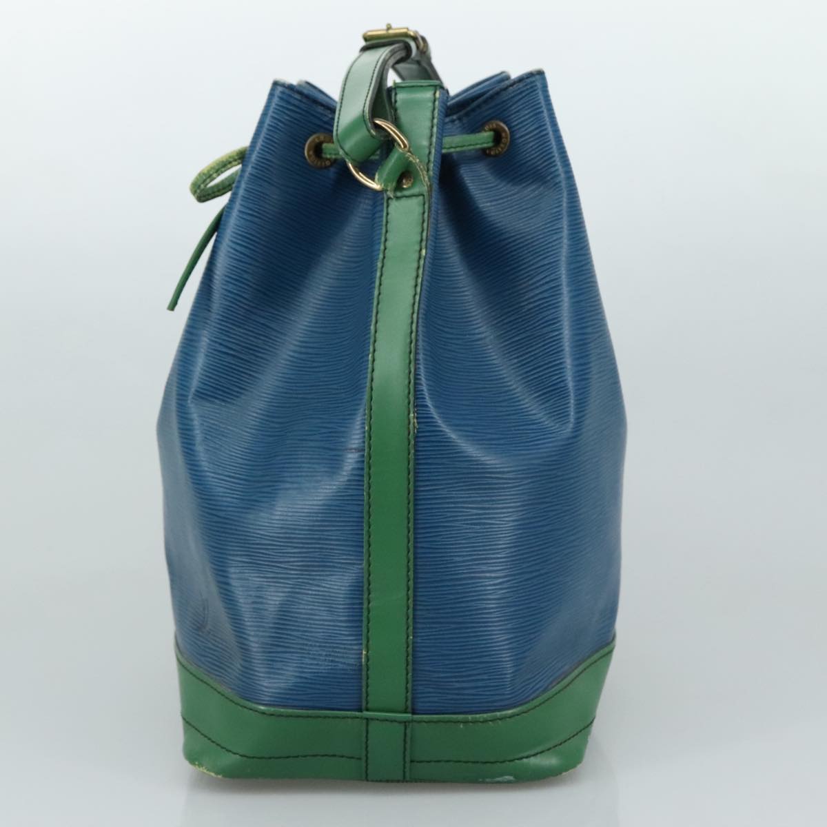Louis Vuitton Noe Blue Leather Shoulder Bag