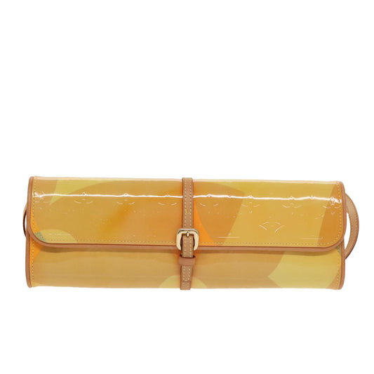 Louis Vuitton Fleur Yellow Patent Leather Shoulder Bag