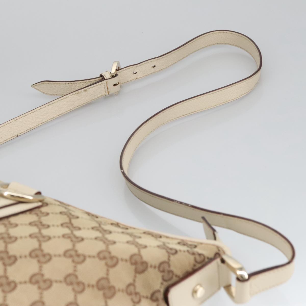 Gucci Beige Canvas Shoulder Bag
