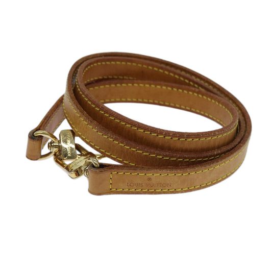 Louis Vuitton Bandoulière De Sac Beige Leather Bag Jewelry ()