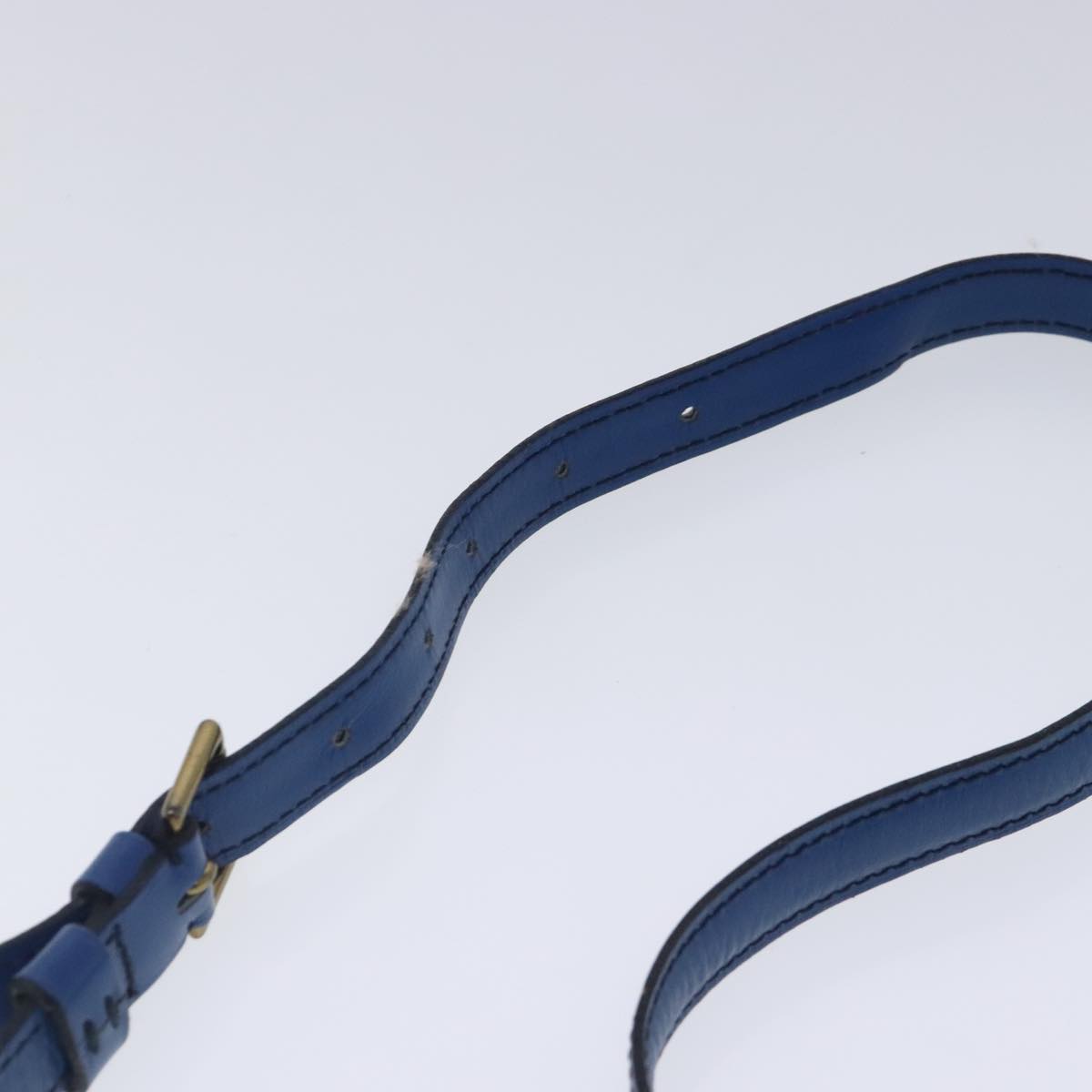 Louis Vuitton Saint Cloud Blue Leather Shoulder Bag