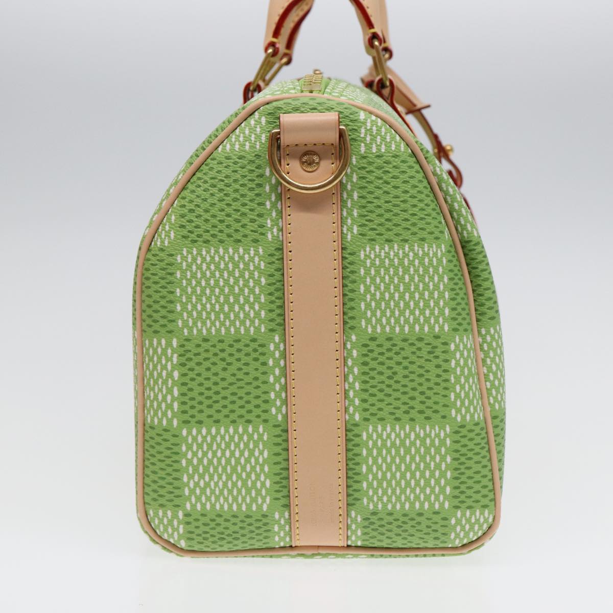 Louis Vuitton Speedy Bandoulière 35 Green Canvas Handbag