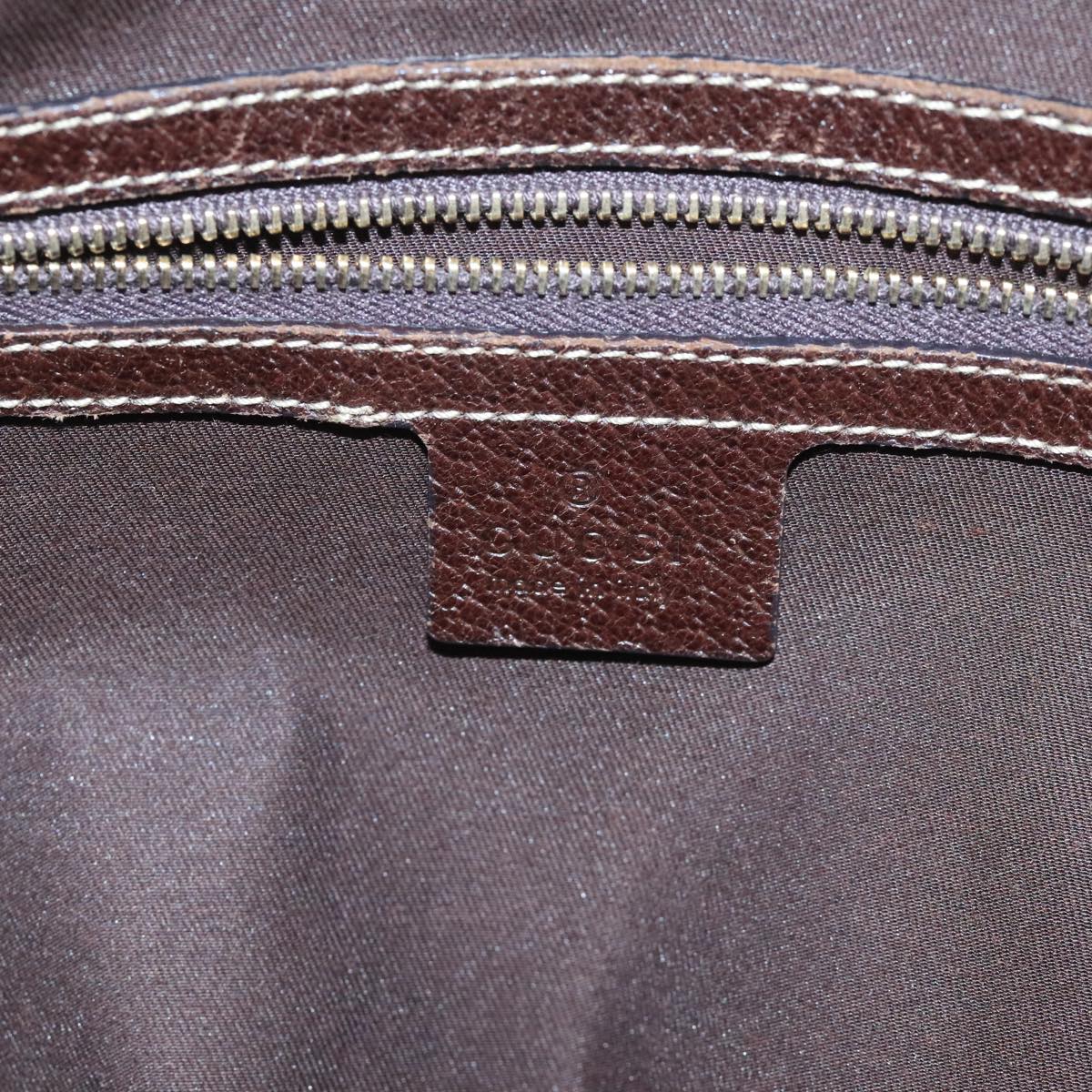Gucci Bamboo Beige Canvas Tote Bag