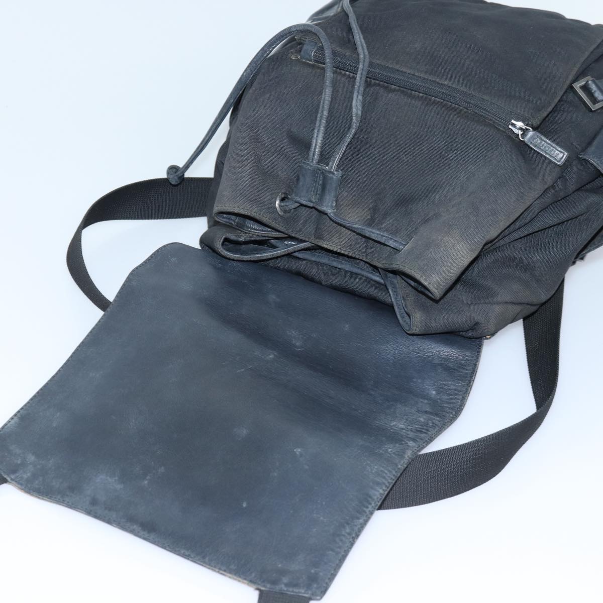 Gucci Black Synthetic Backpack Bag