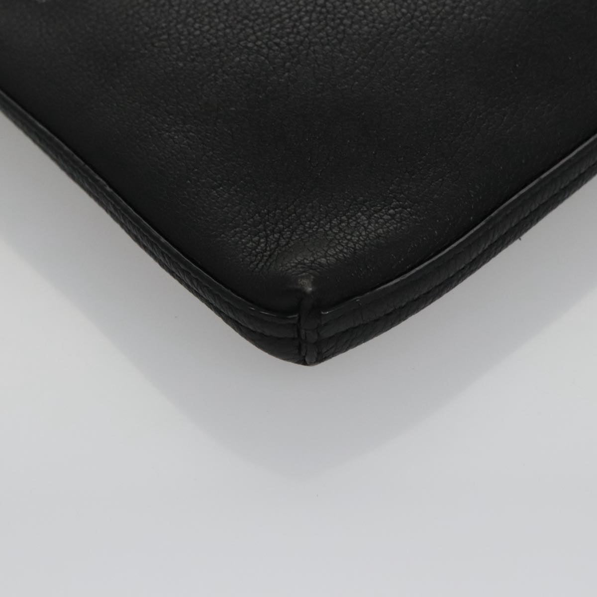 Gucci Imprime Black Leather Clutch Bag