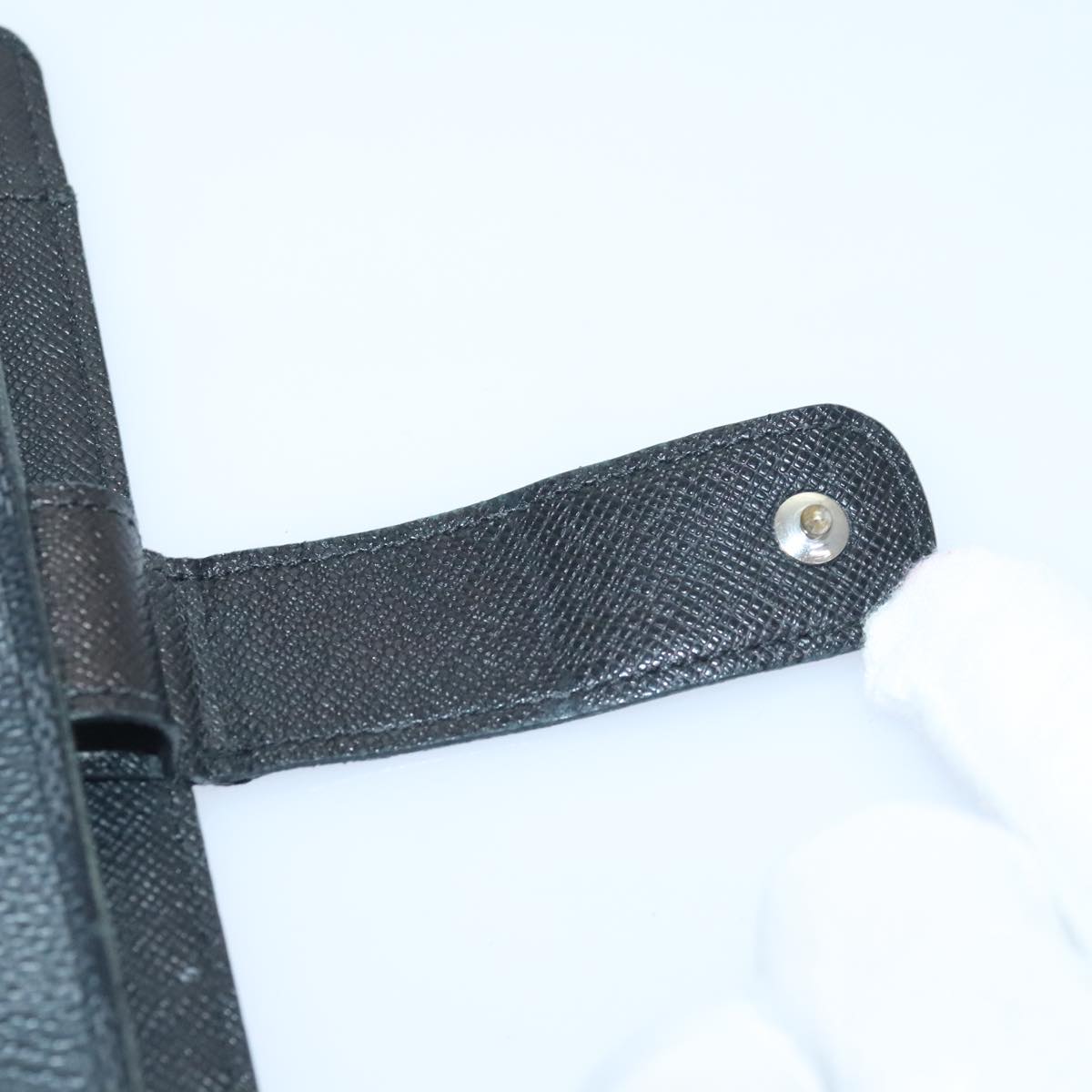 Louis Vuitton Agenda Cover Grey Canvas Wallet