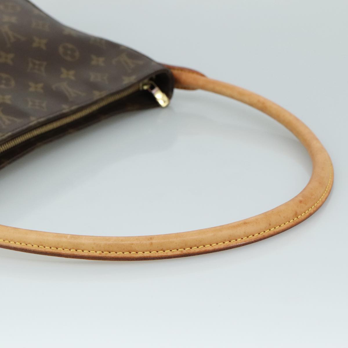 Louis Vuitton Looping Gm Brown Canvas Shoulder Bag