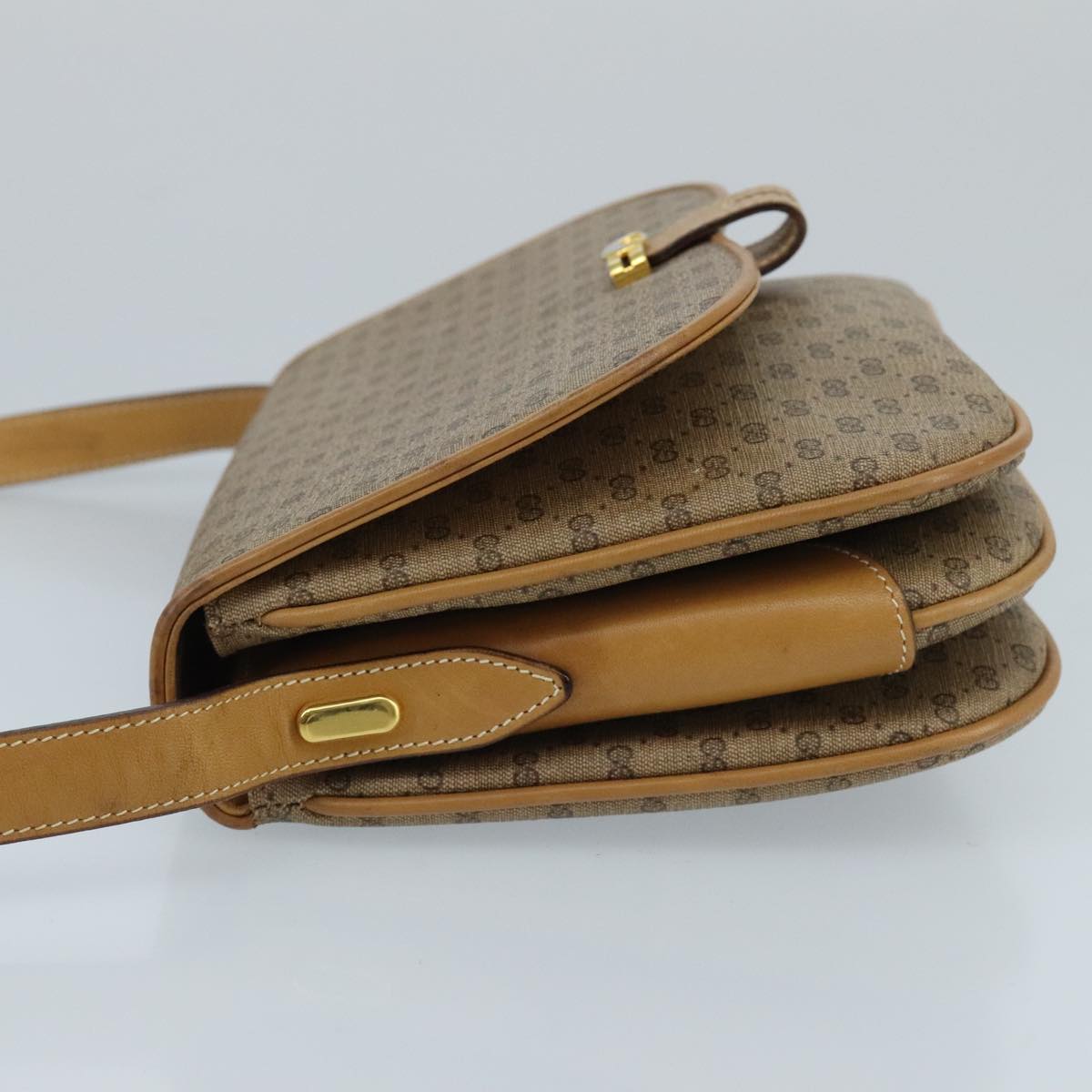 Gucci Beige Canvas Shoulder Bag