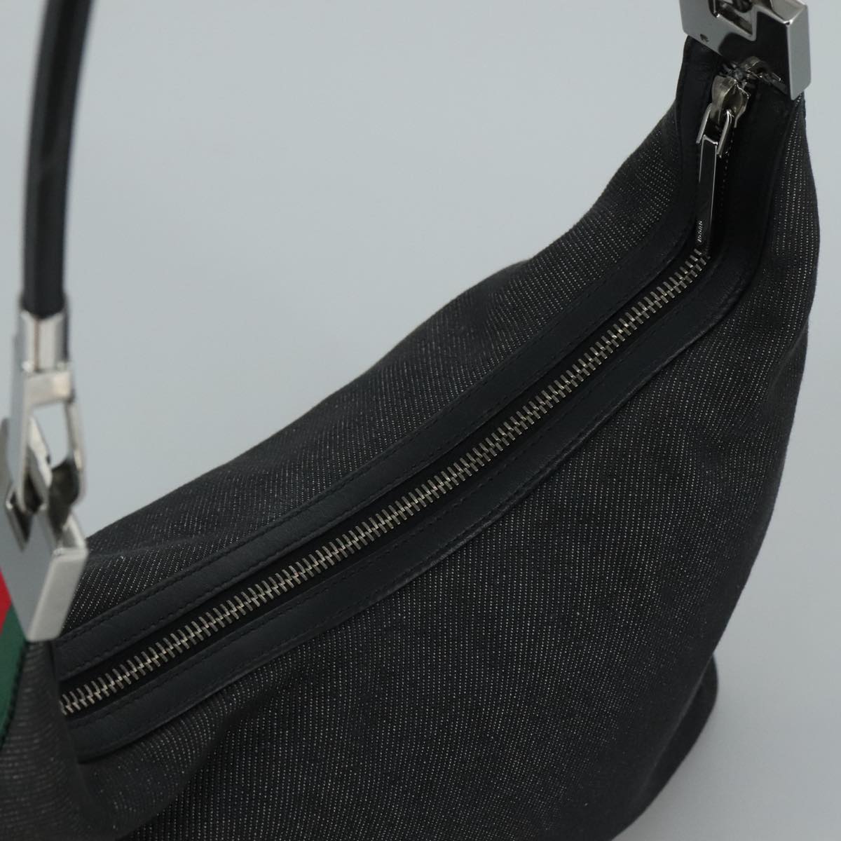 Gucci Ophidia Black Canvas Shoulder Bag