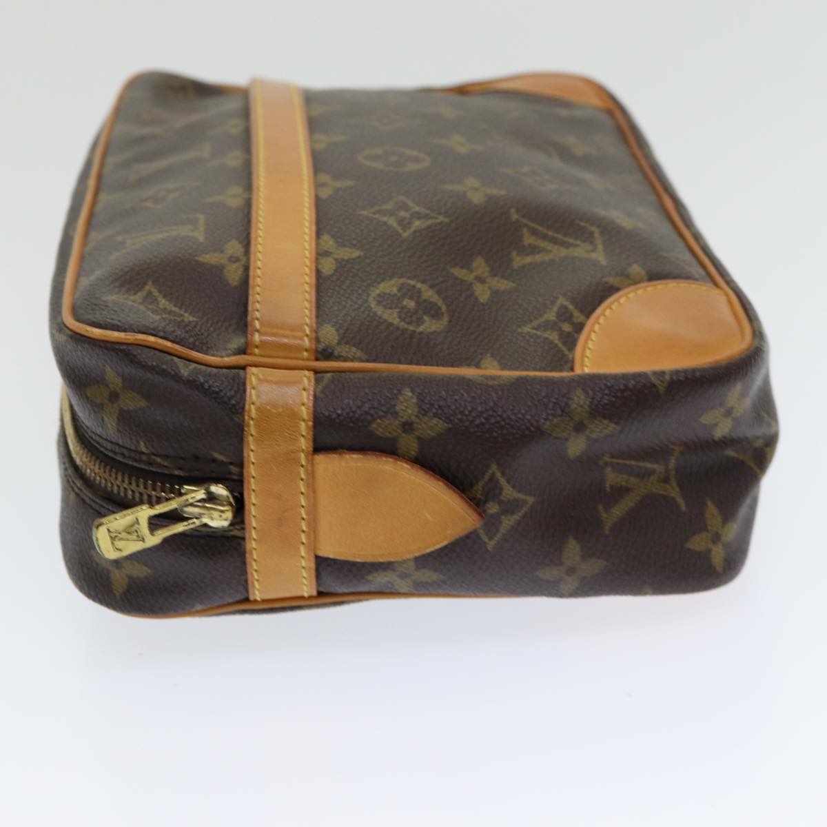 Louis Vuitton Compiegne 28 Brown Canvas Clutch Bag