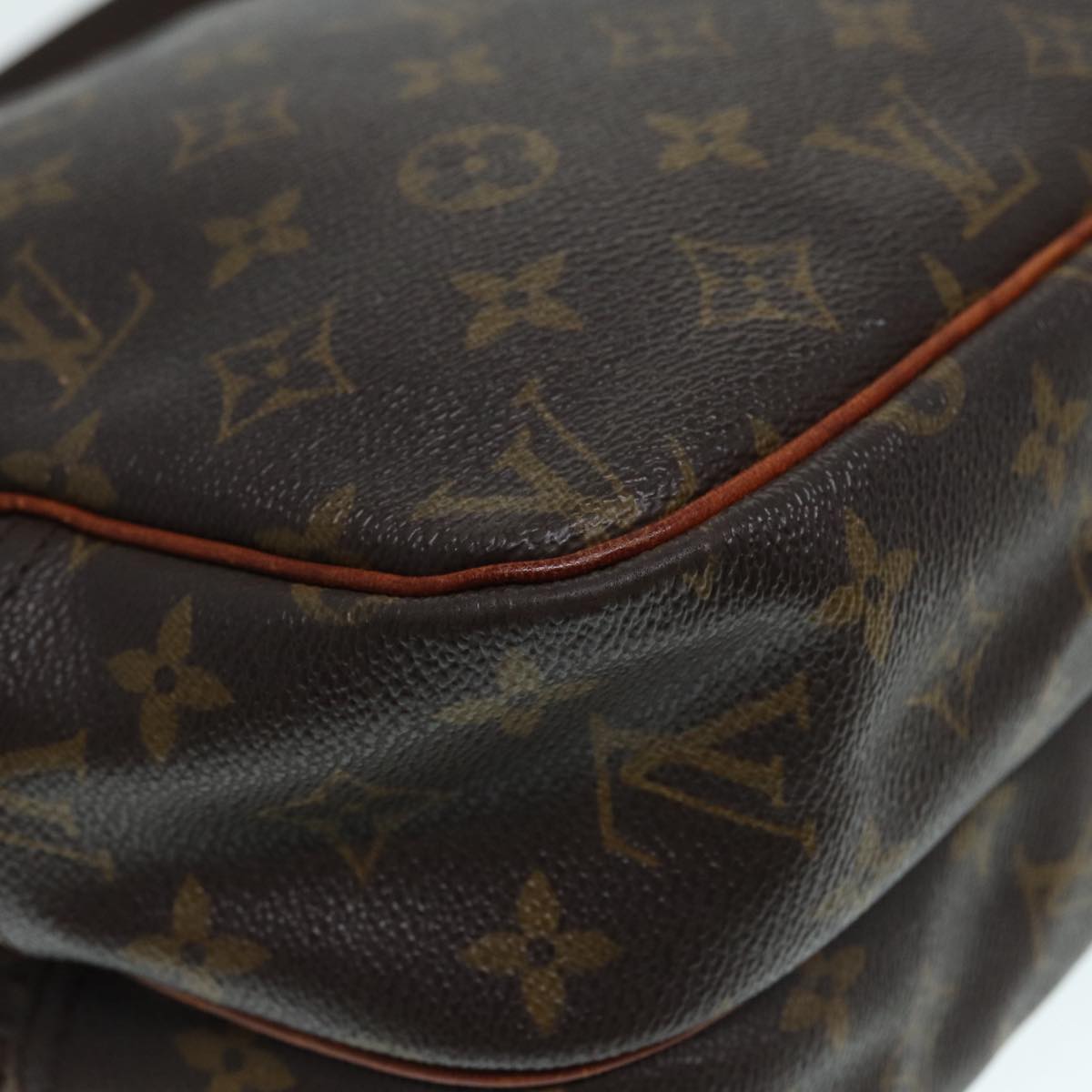 Louis Vuitton Reporter Pm Brown Canvas Shoulder Bag