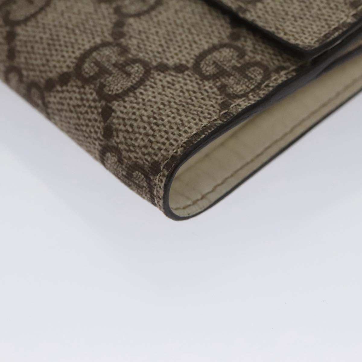 Gucci Beige Canvas Wallet