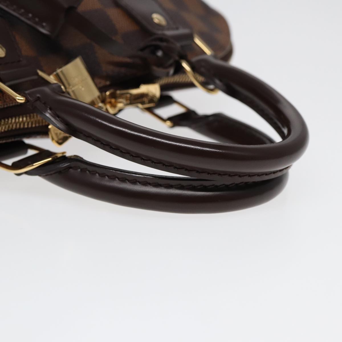 Louis Vuitton Alma Brown Canvas Handbag