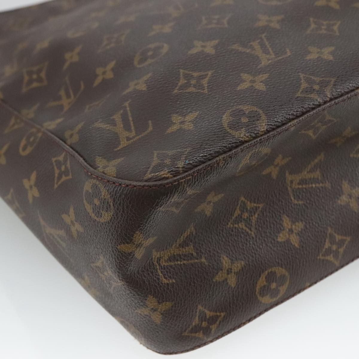 Louis Vuitton Looping Gm Brown Canvas Shoulder Bag