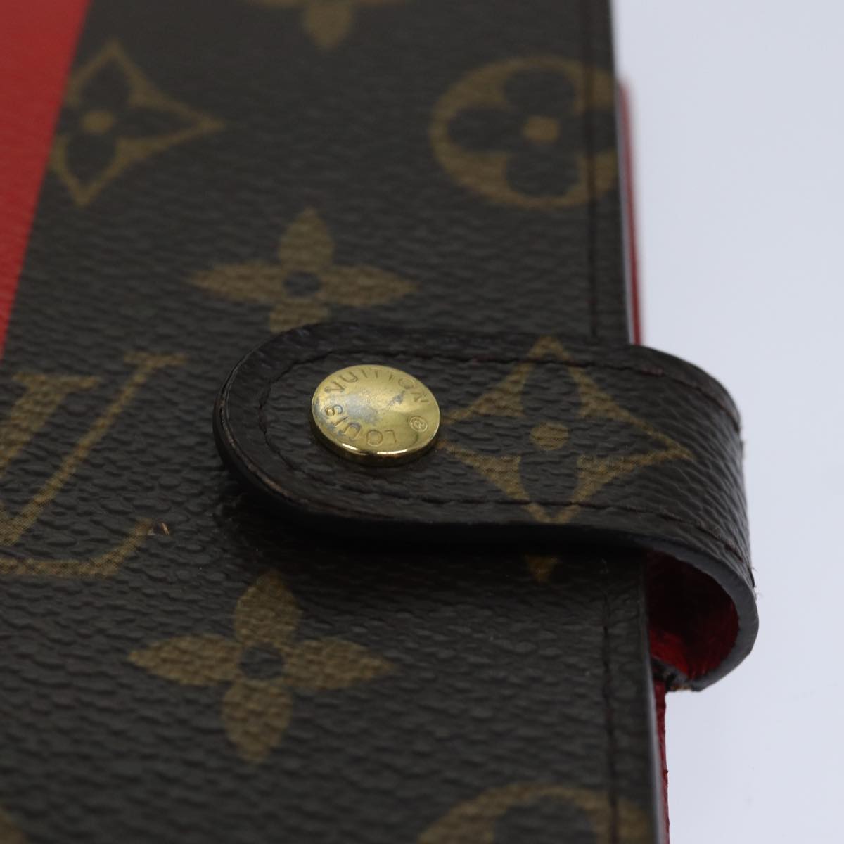 Louis Vuitton Agenda Pm Brown Canvas Wallet