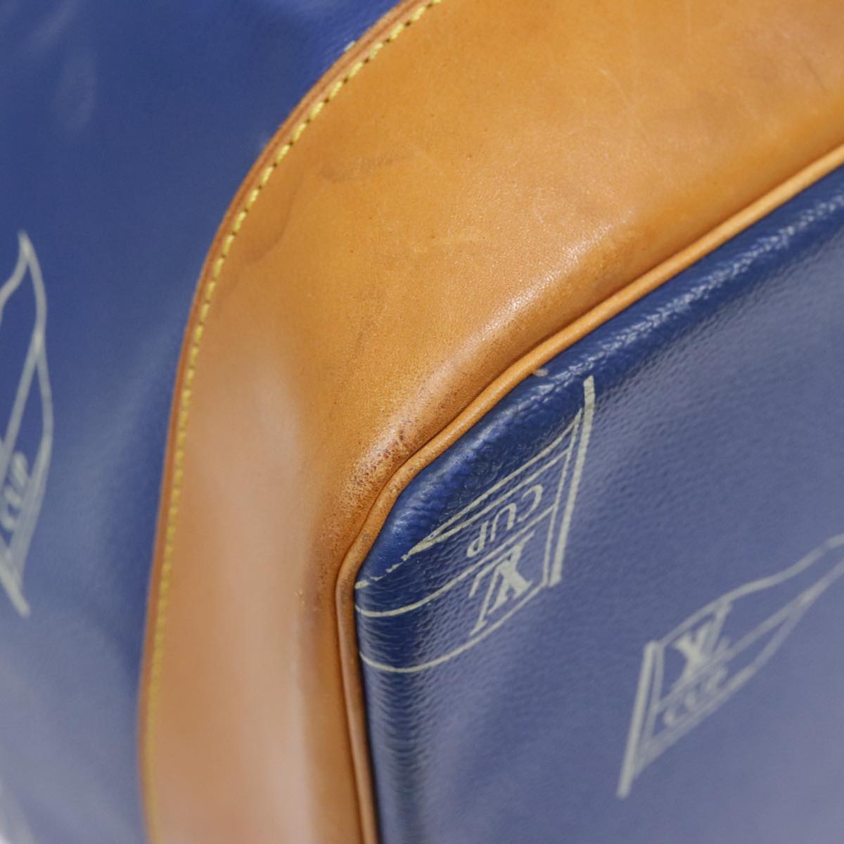 Louis Vuitton Cup Tasman Blue Canvas Shoulder Bag