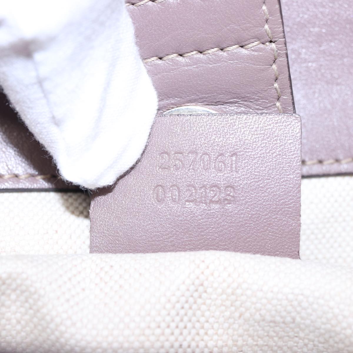 Gucci Mayfair Beige Canvas Tote Bag
