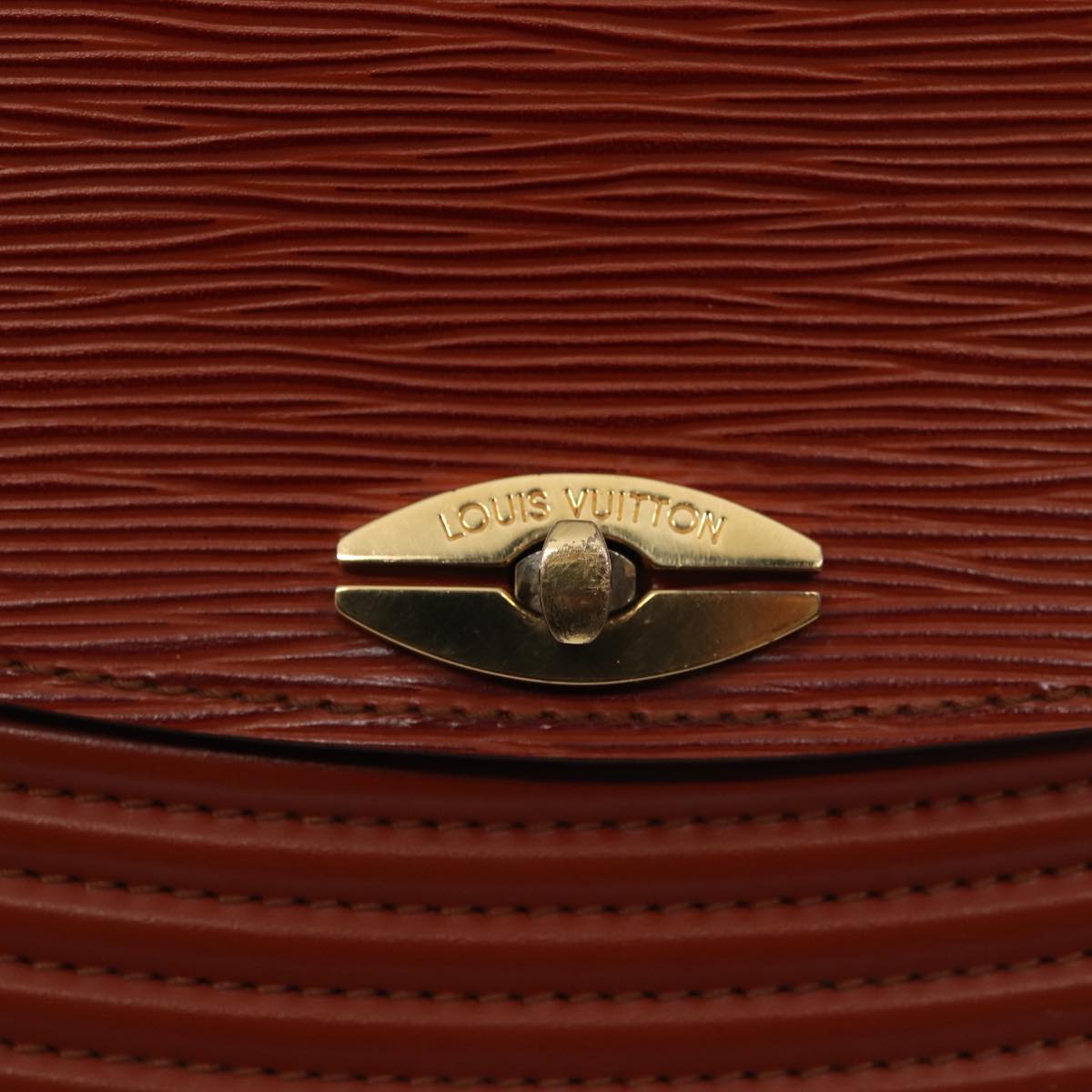 Louis Vuitton Presbourg Brown Leather Shoulder Bag