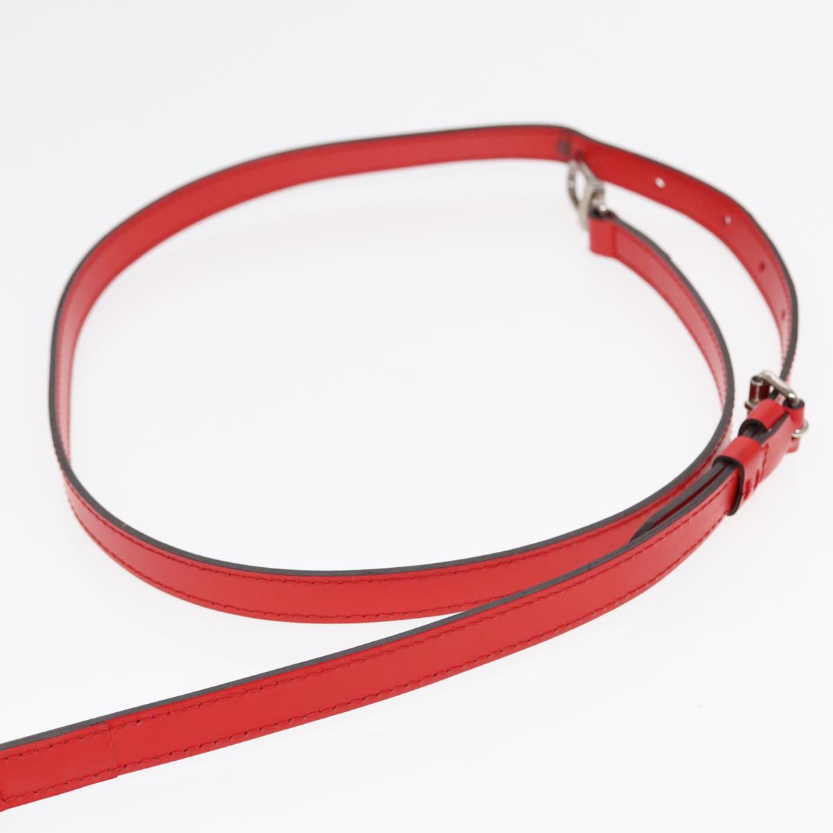 Louis Vuitton Shoulder Strap Red Leather Bag Jewelry