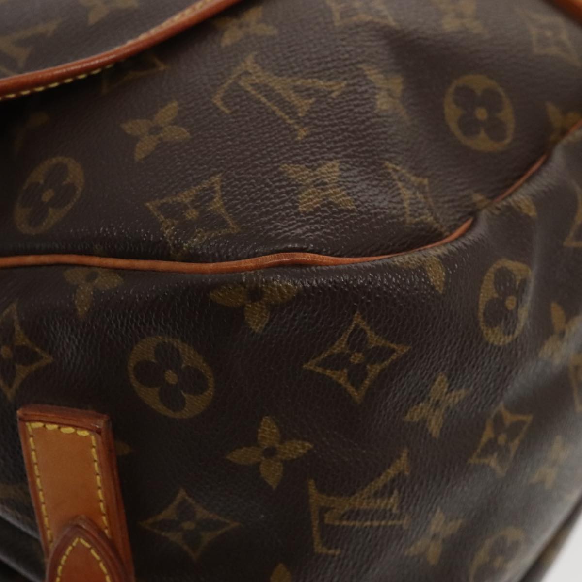 Louis Vuitton Saumur 35 Brown Canvas Shoulder Bag