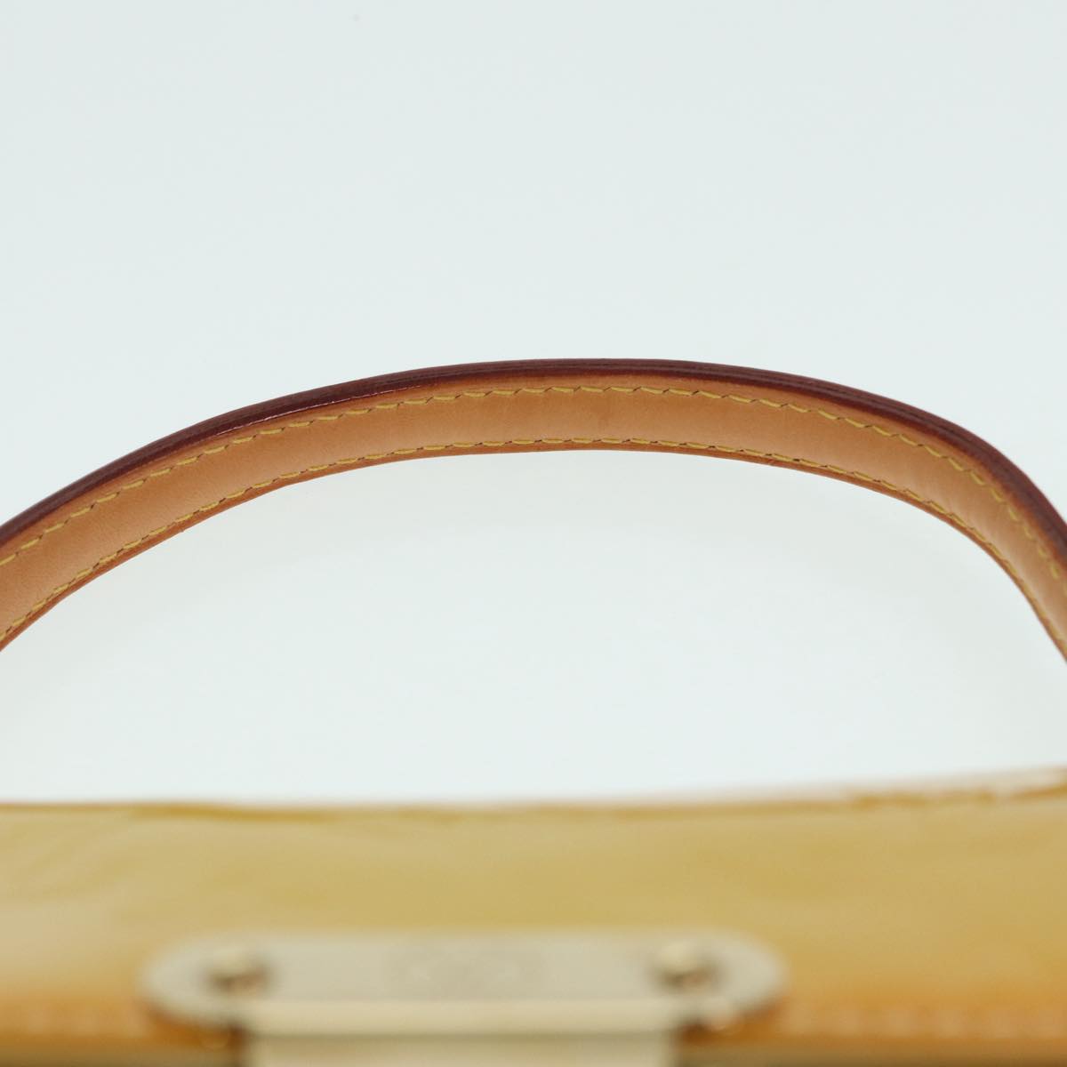 Louis Vuitton Spring Street Yellow Patent Leather Handbag