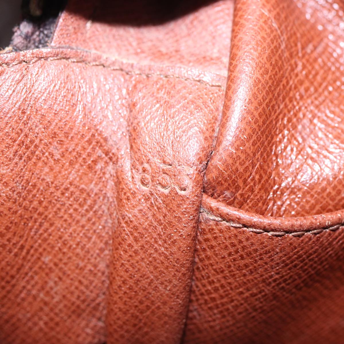 Louis Vuitton Compiegne 28 Brown Canvas Clutch Bag