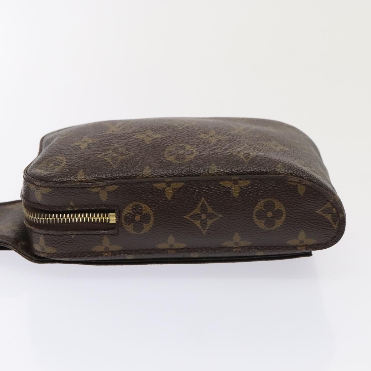 Louis Vuitton Geronimos Brown Canvas Clutch Bag