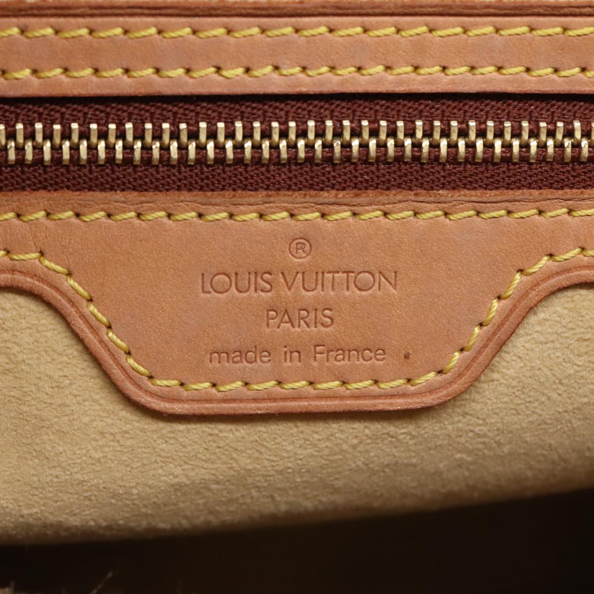 Louis Vuitton Looping Gm Brown Canvas Shoulder Bag