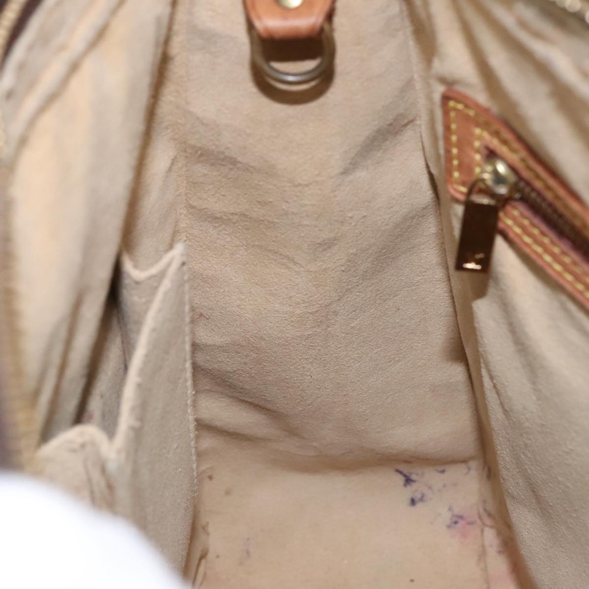 Louis Vuitton Looping Gm Brown Canvas Shoulder Bag