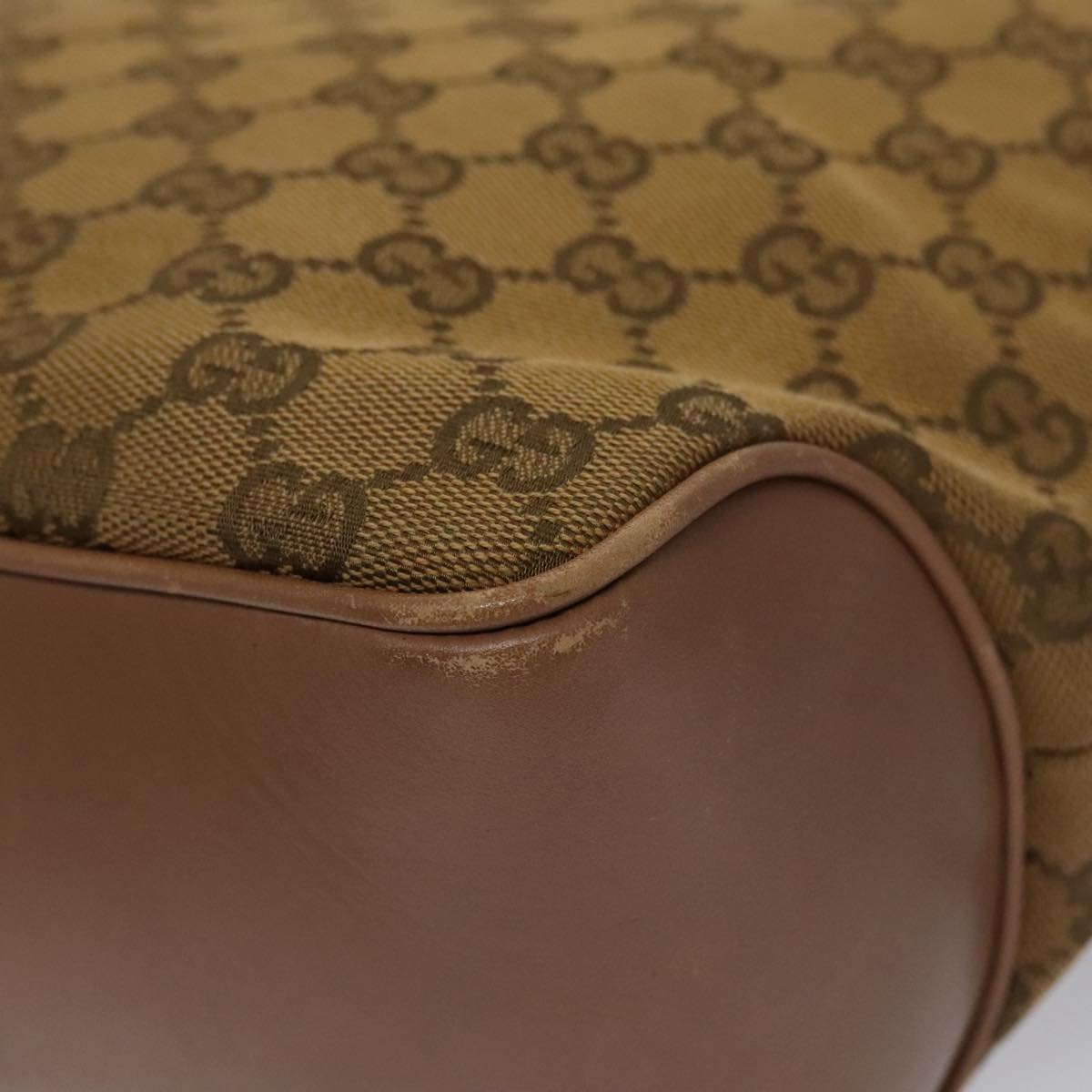 Gucci Gg Canvas Brown Canvas Shoulder Bag
