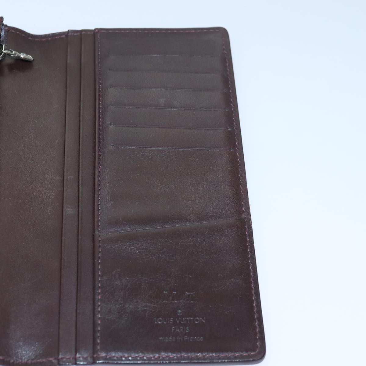 Louis Vuitton Brazza Brown Leather Wallet