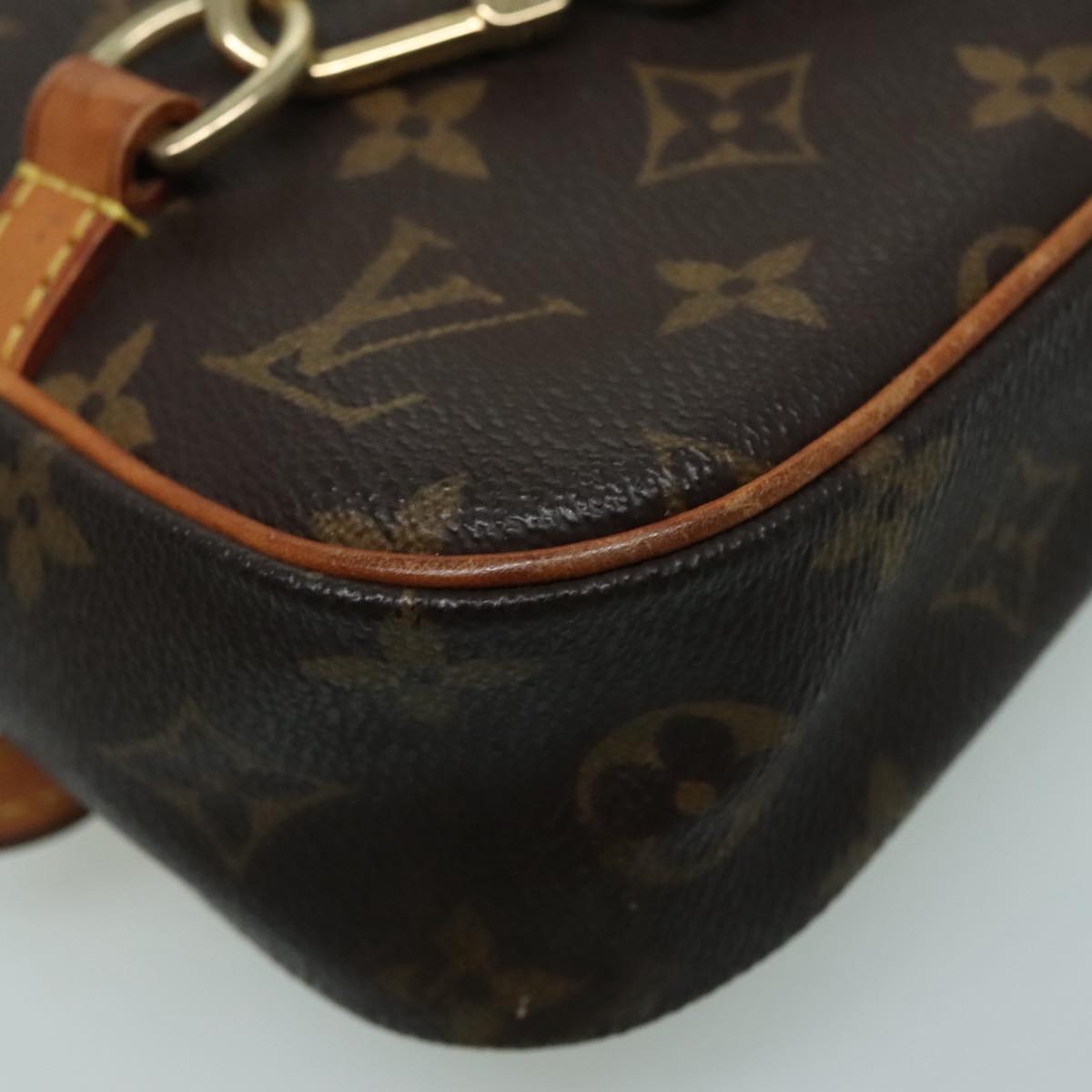 Louis Vuitton Marelle Brown Canvas Backpack Bag