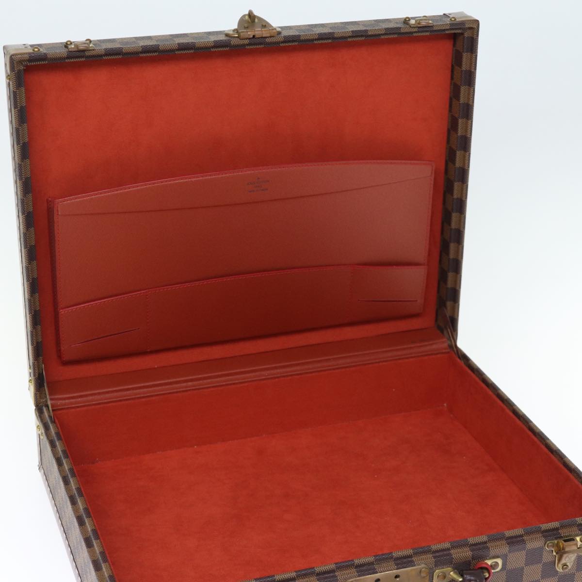 Louis Vuitton Attache Case Brown Canvas Travel Bag