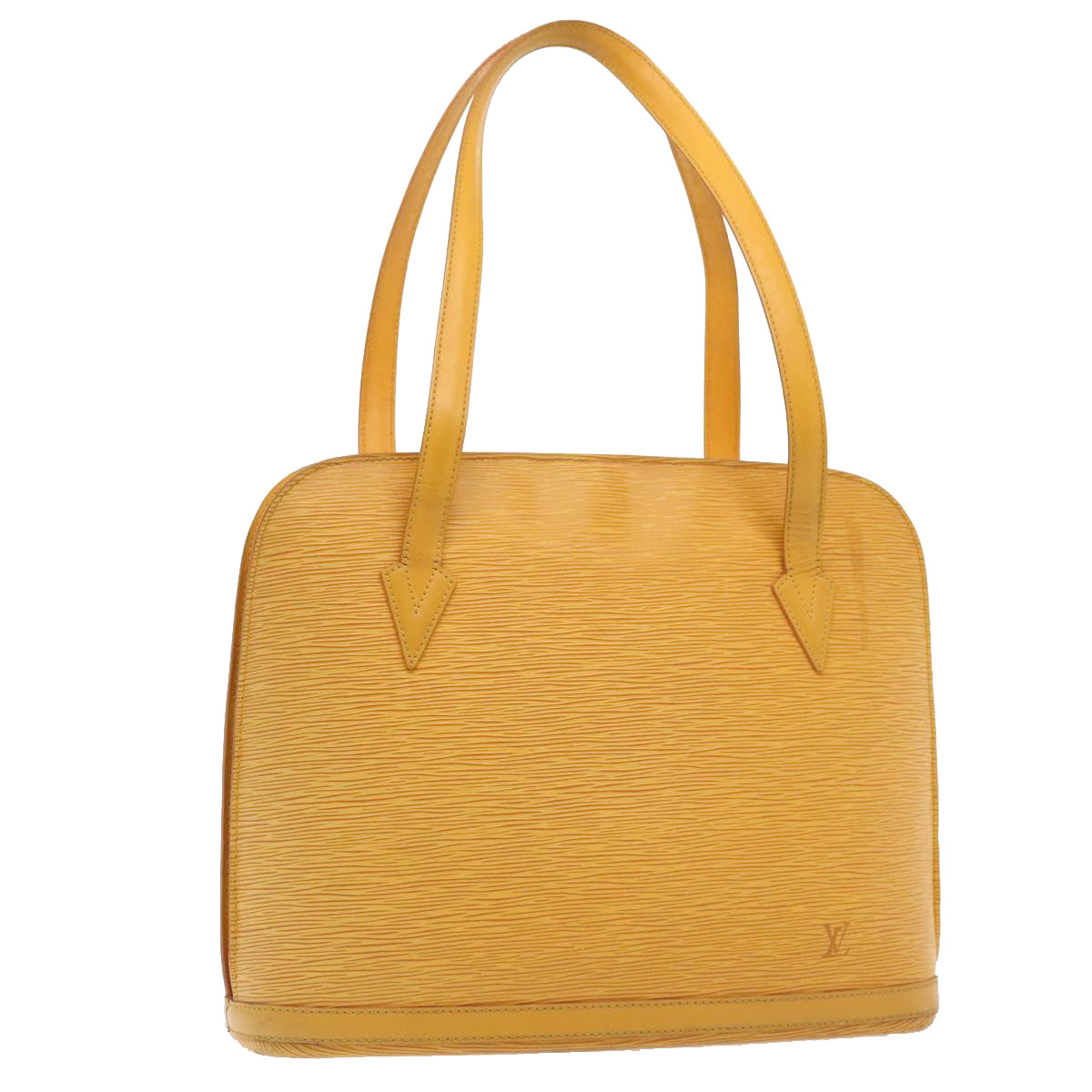 Louis Vuitton Lussac Yellow Leather Shoulder Bag