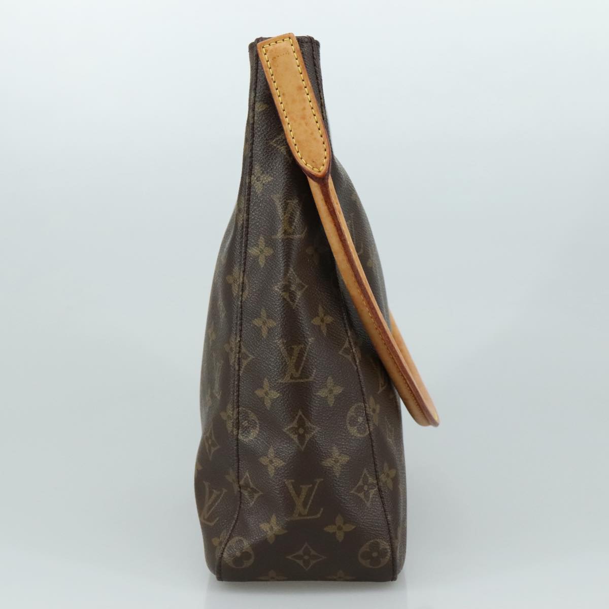 Louis Vuitton Looping Gm Brown Canvas Shoulder Bag