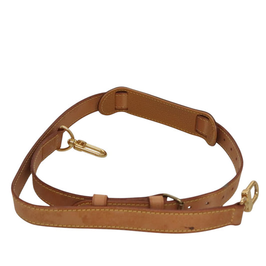 Louis Vuitton Shoulder Strap Beige Leather Bag Jewelry ()