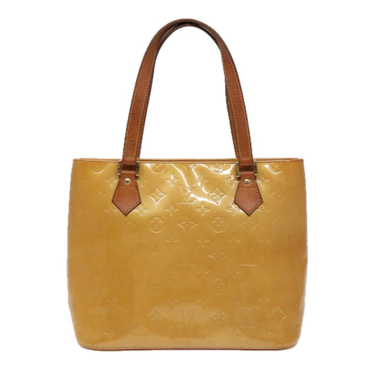 Louis Vuitton Houston Beige Patent Leather Shoulder Bag