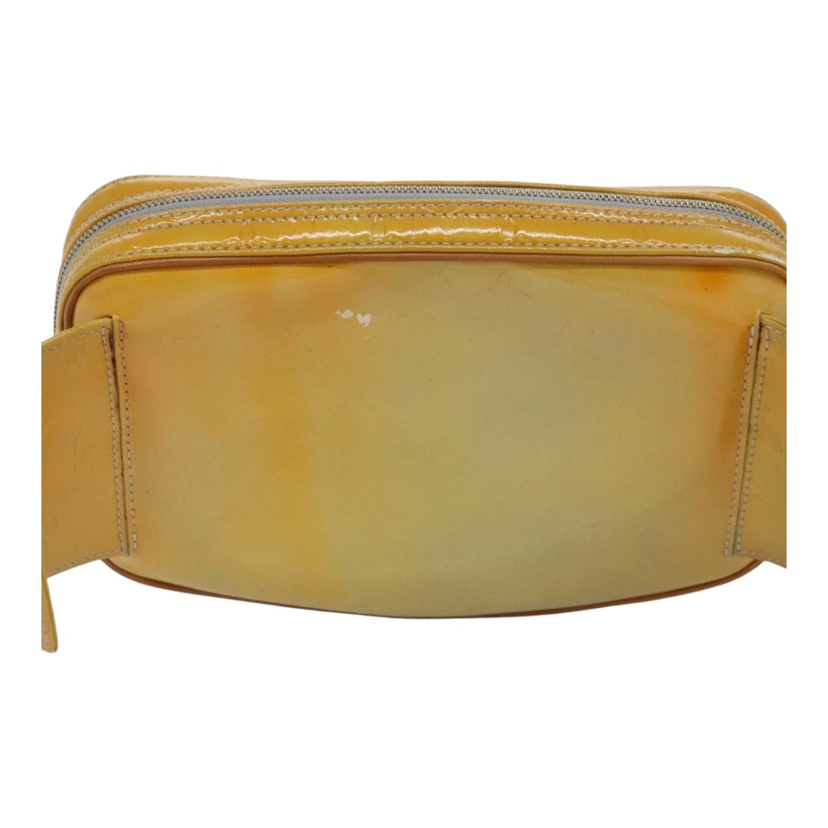 Louis Vuitton Fulton Beige Patent Leather Shoulder Bag