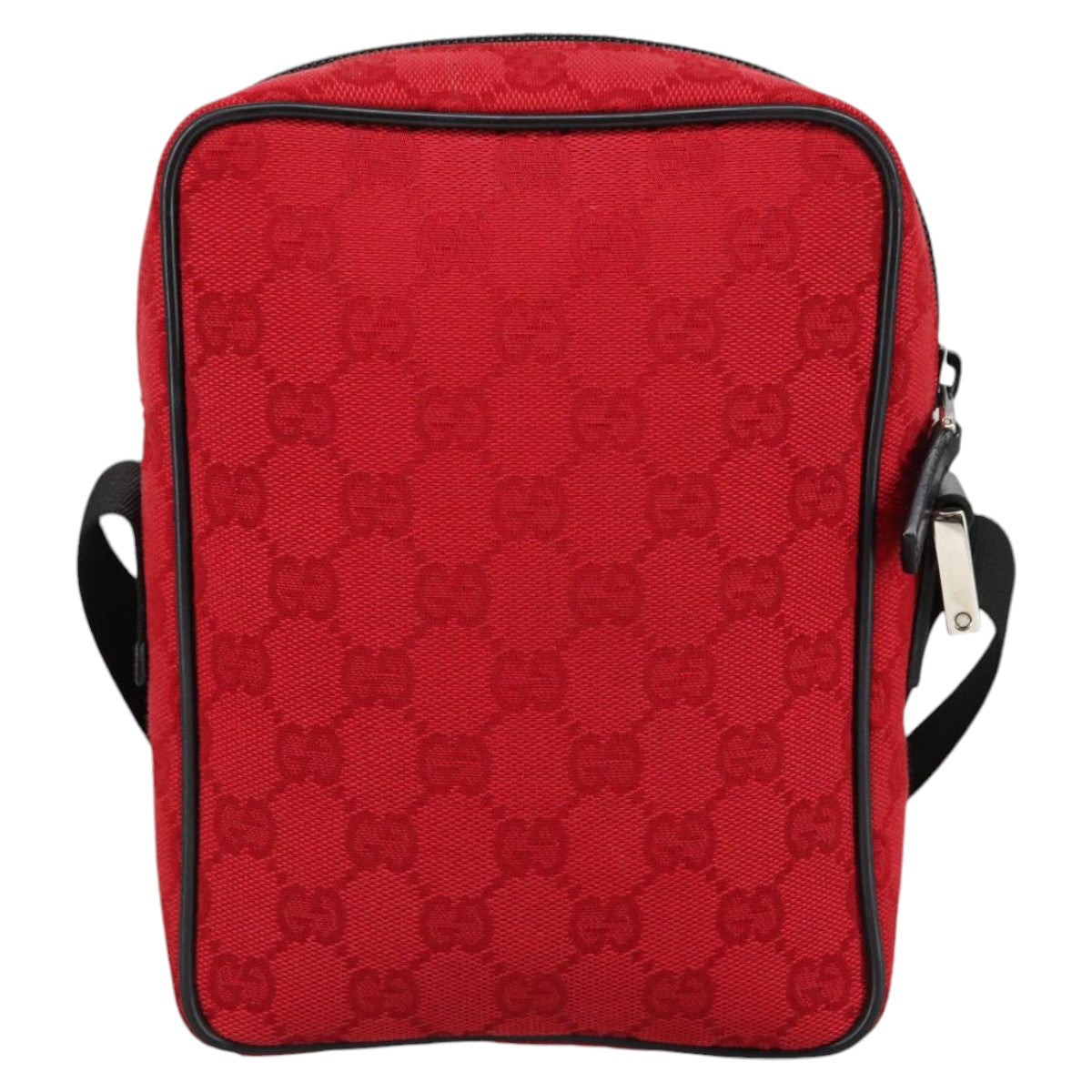 Gucci Red Canvas Shoulder Bag