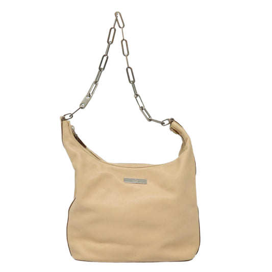 Gucci Jackie Beige Leather Shoulder Bag ()