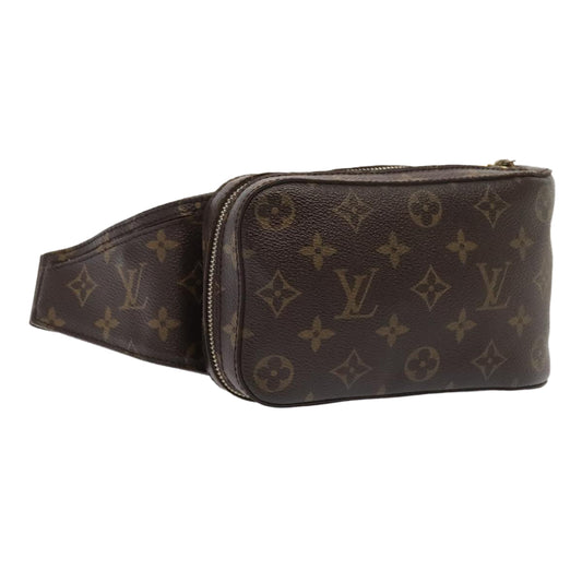 Louis Vuitton Geronimos Brown Canvas Clutch Bag