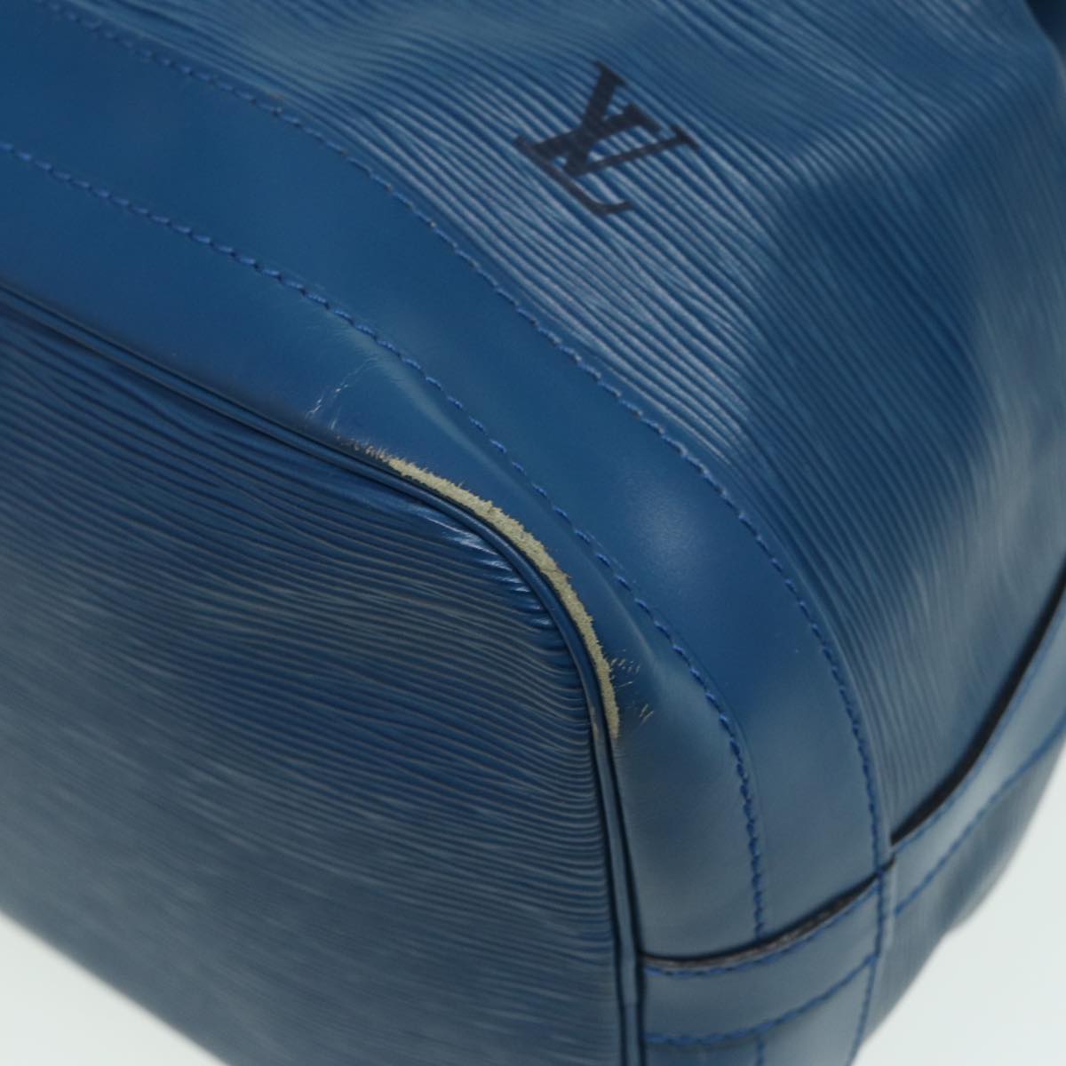 Louis Vuitton Noe Blue Leather Shoulder Bag
