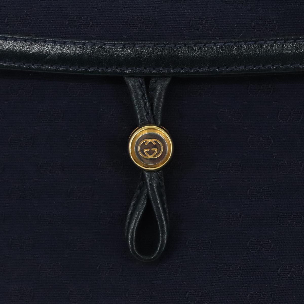 Gucci Gg Canvas Navy Canvas Shoulder Bag