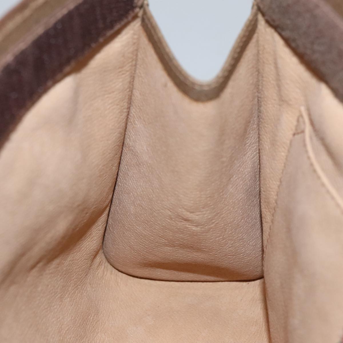 Gucci Sherry Beige Canvas Clutch Bag