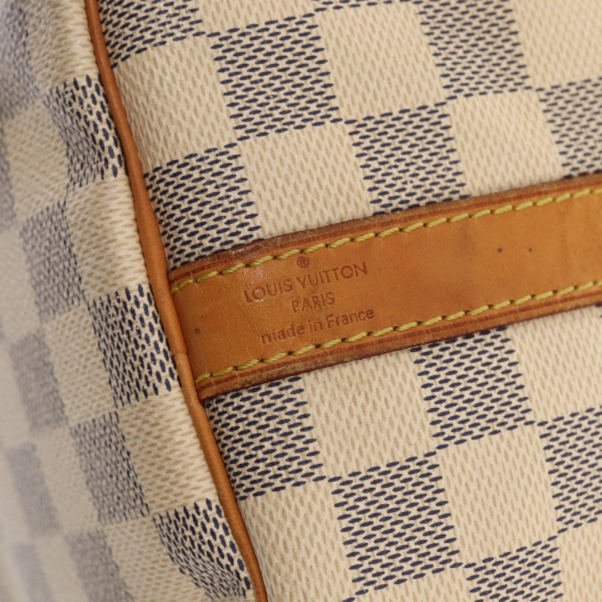 Louis Vuitton Speedy Bandoulière 30 White Canvas Handbag