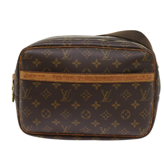 Louis Vuitton Reporter Brown Canvas Shoulder Bag ()