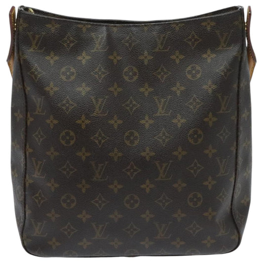 Louis Vuitton Looping Gm Brown Canvas Shoulder Bag